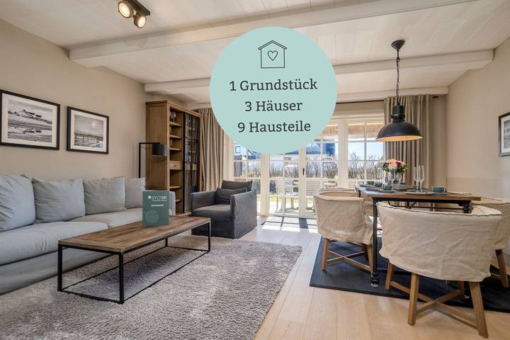 Ferienhaus für 6 Personen, mit Sauna und Garten, mit Haustier