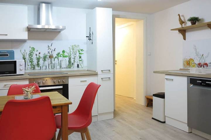 Ferienwohnung für 3 Personen, mit Terrasse und Garten, mit Haustier in Jork