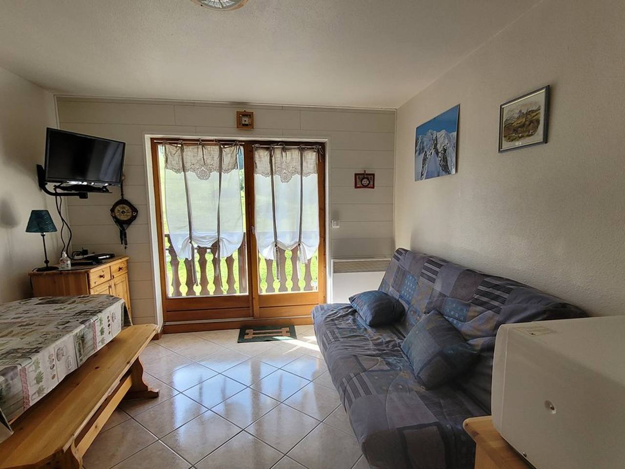 Ganzes Studio, 25m² Studio, Balkon, ideal für 4 Pers. in den Bergen in Le Biot, Thonon-les-Bains und Umgebung