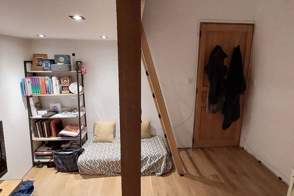 2 Chambres dans grande maison avec petit jardin, cheminée, charmant centre ville in Bléré, Région de Tours
