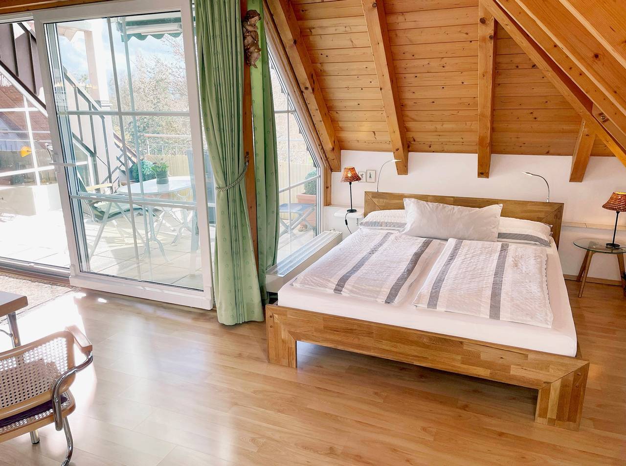 Ganze Ferienwohnung, Ferienwohnung "Silberfee" - Ferienwohnung "Silberfee" 70qm 1 Kombinierter Wohn/Schlafraum max. 2 Personen in Wasserburg (Bodensee), Bayerisch Schwaben