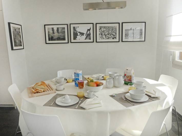 Ferienwohnung für 4 Personen, mit Balkon und Terrasse sowie Garten in Samedan - 2