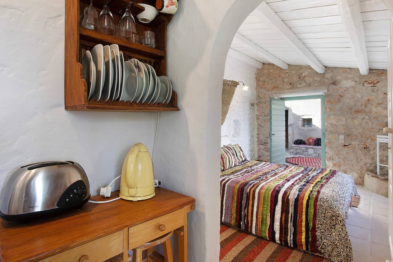 Grieks stenen huisje 'Sira Stonehouse 2' met zeezicht, wifi en airconditioning, foto 7