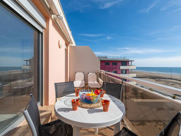 Appartement de vacances pour 4 personnes, avec Balcon et Terrasse