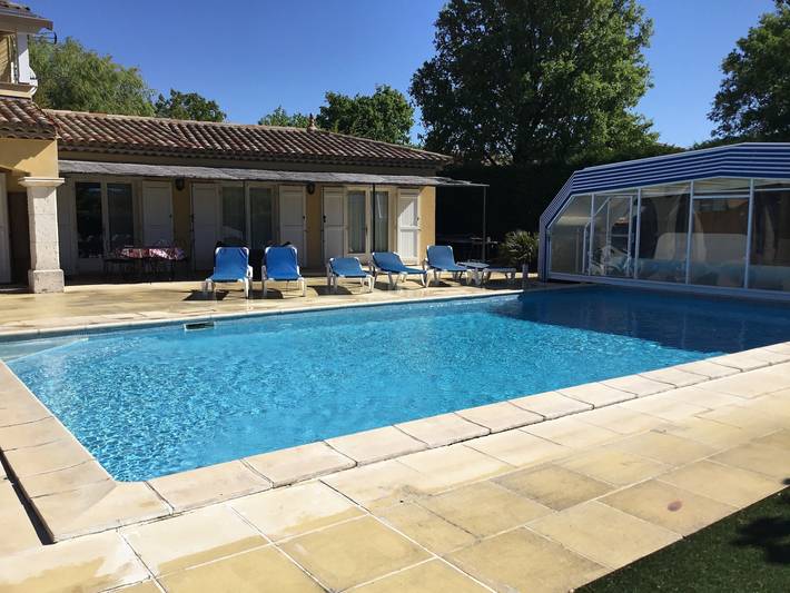 Maison de vacances pour 5 personnes, avec Jacuzzi ainsi que Jardin et Sauna en Provence