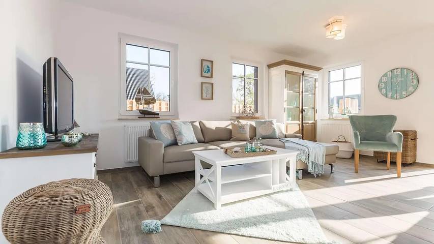 Ferienhaus für 4 Personen, mit Garten und Terrasse