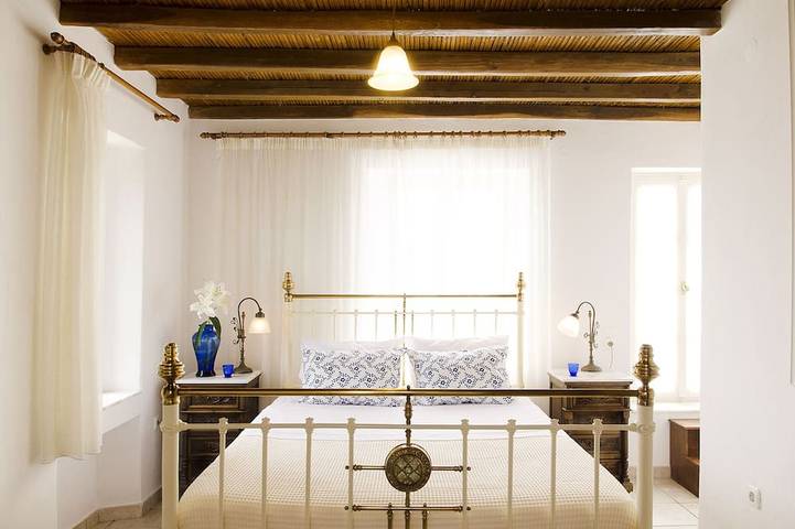 Traditionelles Haus am Agios Sostis Beach - Meerblick und Zugang zum Strand in Mykonos