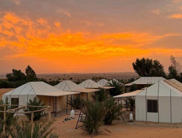 Camping voor 2 personen, with tuin and sauna as well as uitzicht op het meer and uitzicht in Marokko