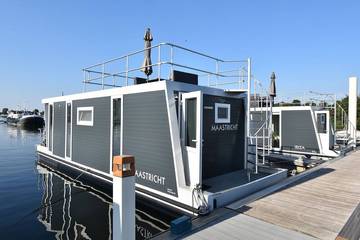 Hausboot für 4 Personen, mit Balkon und Garten in Maastricht
