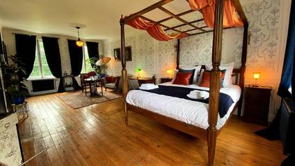 Gîte pour 2 personnes, avec sauna et jardin ainsi que terrasse et vue à Quesnoy-le-Montant