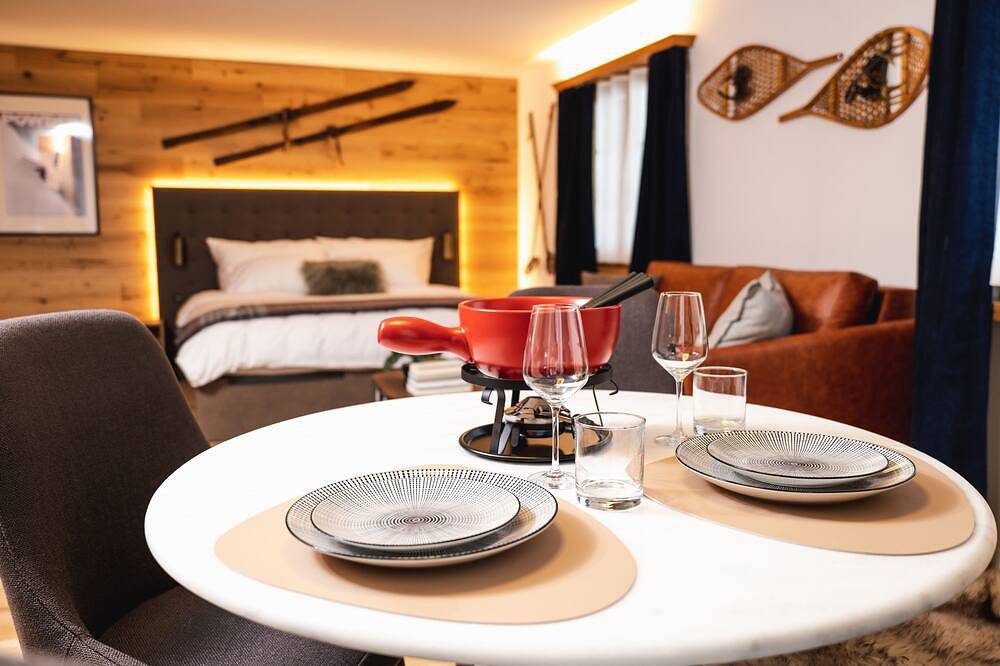 Ganze Wohnung, Wunderstay Alpine 3 Chic Studio Central Location in Klosters-Serneus, Plessur Alpen