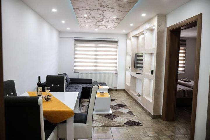 Appartement de vacances pour 6 personnes, avec vue et jardin