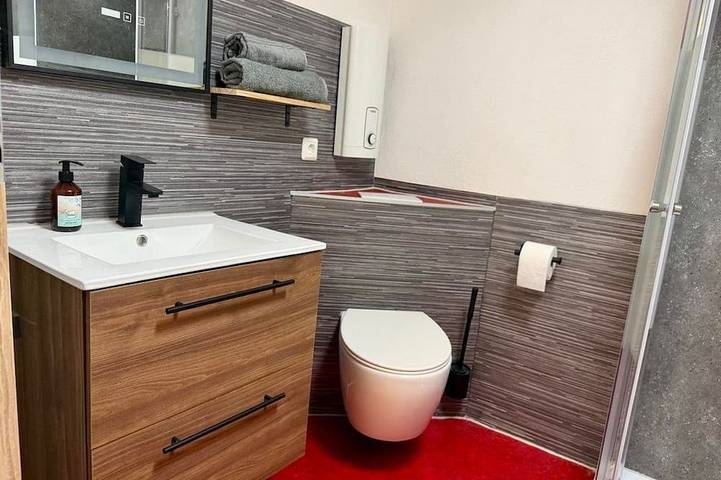 Ganze Wohnung, Ferienwohnung "Die Welle" - Ferienhaus Altes Wasserhaus in Hainewalde, Zittauer Gebirge