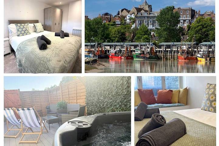 Apartment for 2 people, with garden and hot tub in Rye