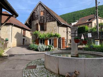 Gîte für 4 Personen, mit Terrasse am Doubs