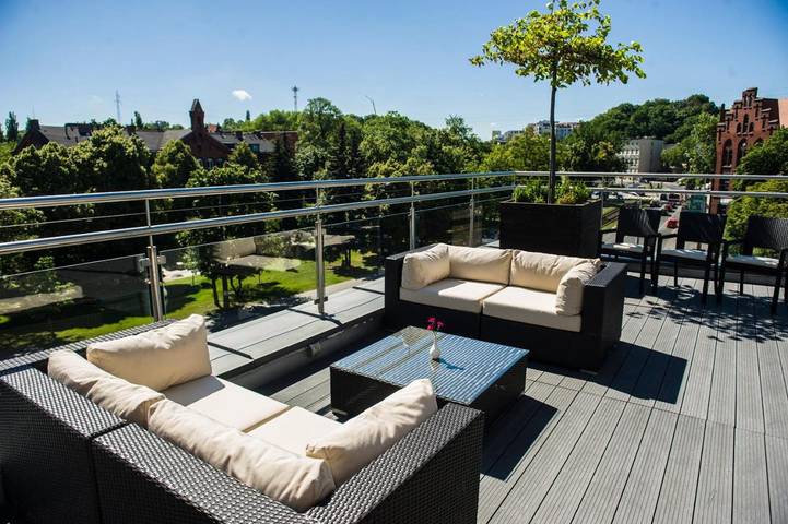 Hotel dla 2 osób, z sauna i taras oraz widok, zwierzęta dozwolone w Bydgoszcz