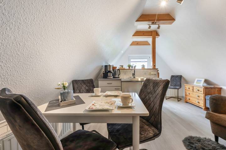 Hel lägenhet, Apartment 'Tüchsen' with Shared Terrace, Shared Garden and Wi-Fi in Klixbüll, Grünes Binnenland