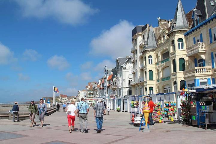 Apartamento entero, Estudio con Balcón, Parking Privado y Wi-Fi en Wimereux in Wimereux, Boulogne-sur-Mer region