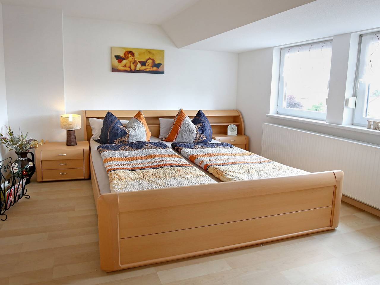 Ganze Ferienwohnung, Ferienwohnungen Haus Angela - Ferienwohnung 2, 30qm, 1 Wohn-/ Schlafzimmer, max 2 Personen in Mühlhausen, Unstrut-Hainich-Kreis