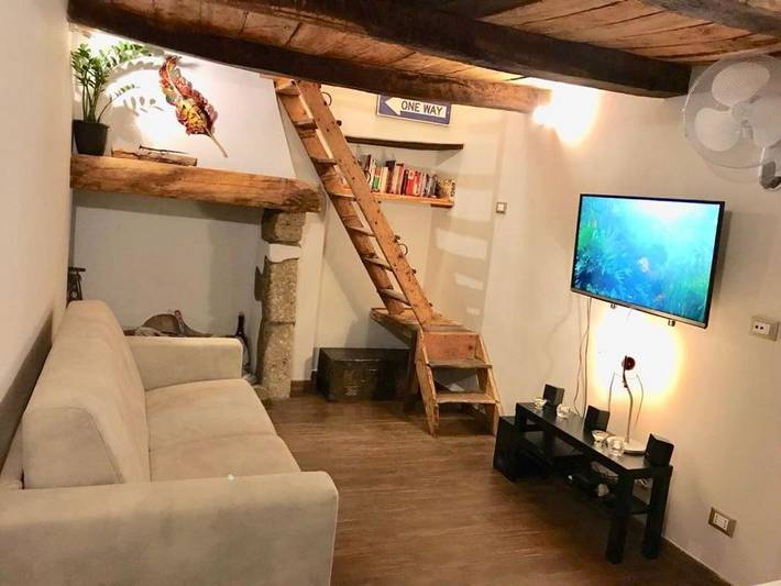 Gîte pour 6 personnes, avec balcon à Calcata