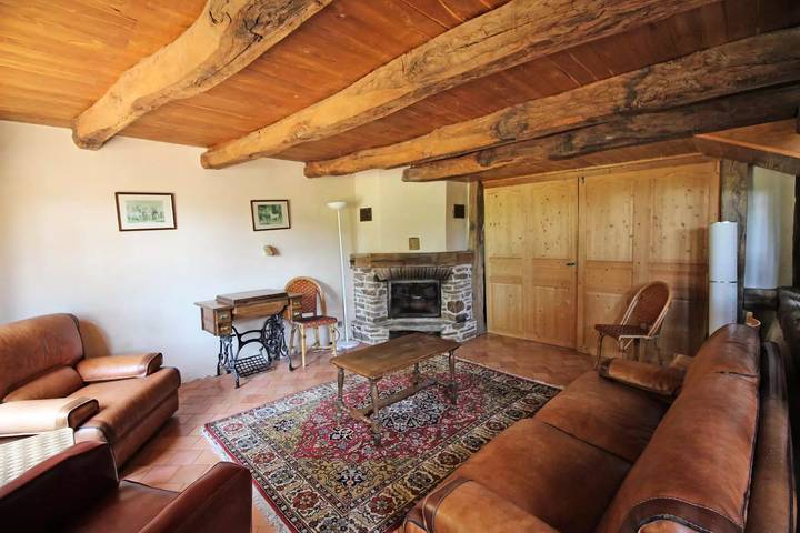 Gîte pour 10 personnes, avec jardin, animaux acceptés à Champagnac-la-Rivière - 4