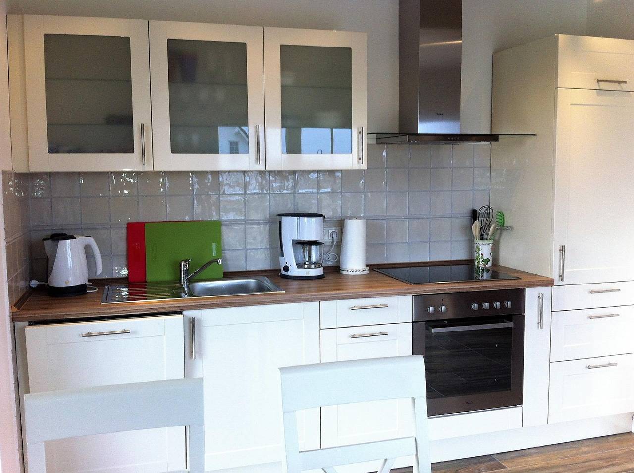 Ganze Ferienwohnung, Fewo "Strandläufer Eg" mit Blick auf das Wasser in Lancken, Dranske