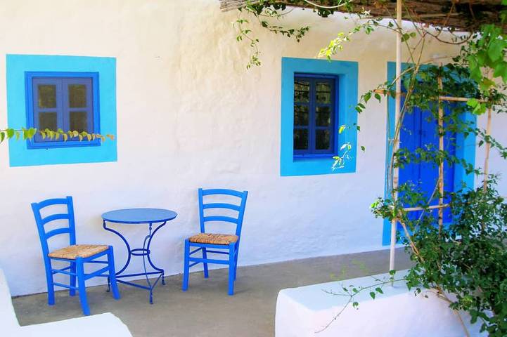 Location de vacances pour 3 personnes, avec terrasse et jardin dans Patmos - 4