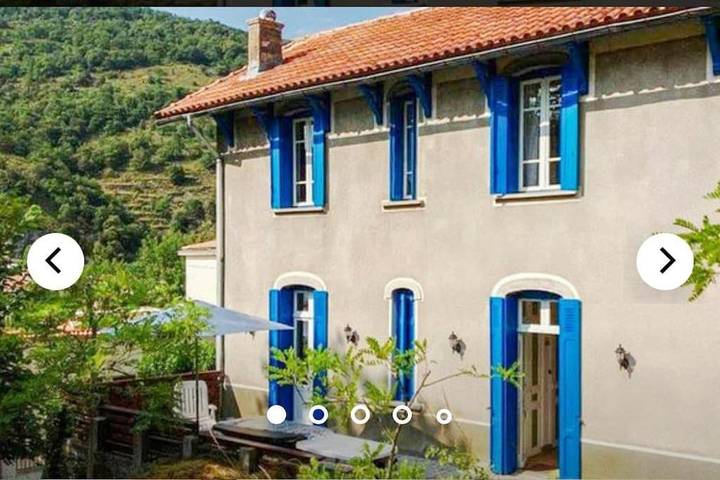 Location de vacances pour 9 personnes, avec jardin à Axat
