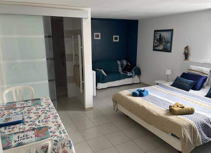 Chambre d’hôte pour 2 personnes, avec Terrasse ainsi que Jardin et Piscine