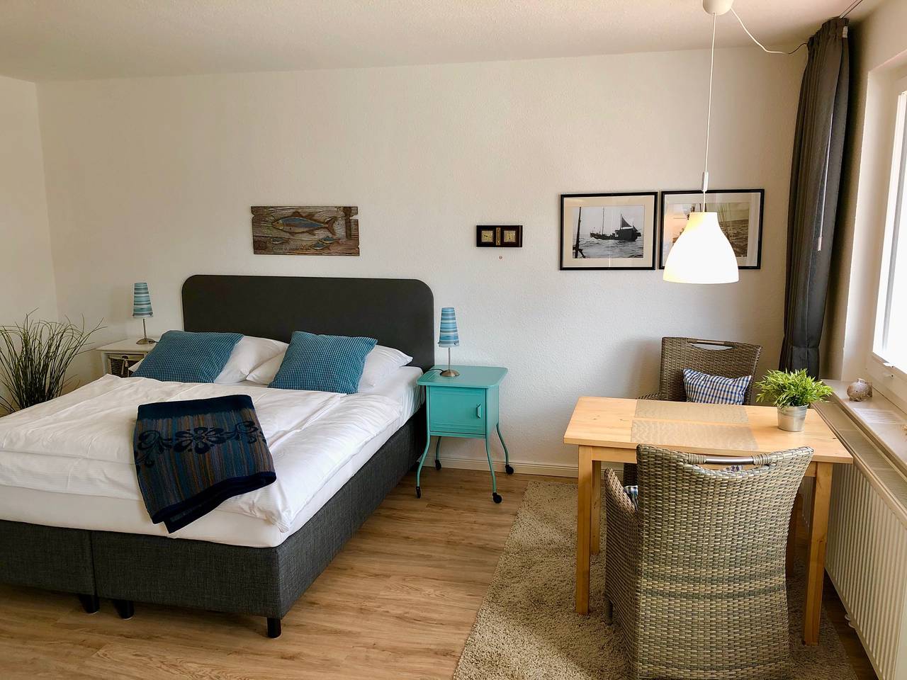 Ganze Ferienwohnung, Haus Fischerbude - 1-Raum-Fewo-Fischerbude 2 in Hafen Büsum, Büsum