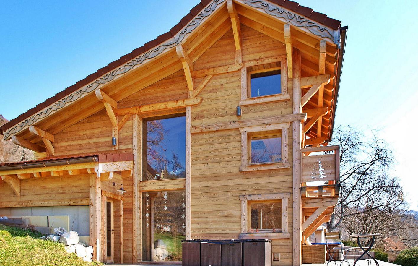 Appartement avec vue sur la montagne avec parking, bain à remous et Internet in Onnion, Région de Bonneville