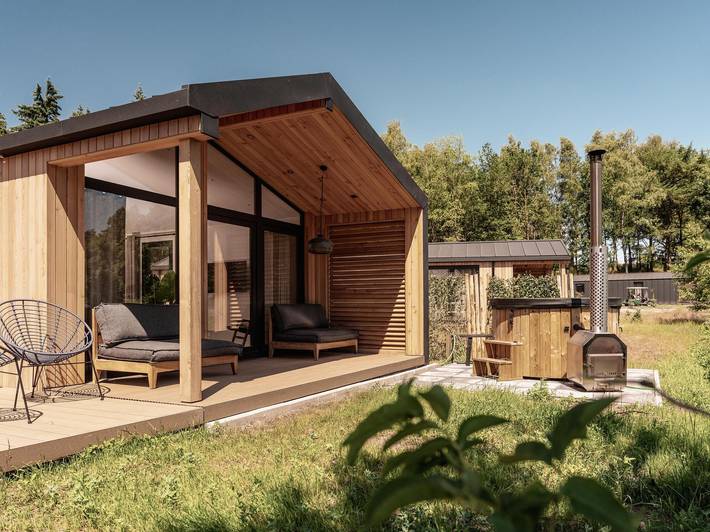Ferienhaus für 6 Personen, mit Ausblick