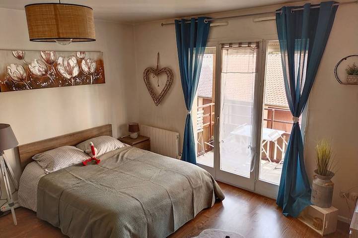 Appartement de vacances pour 4 personnes, avec balcon, animaux acceptés à Colmar