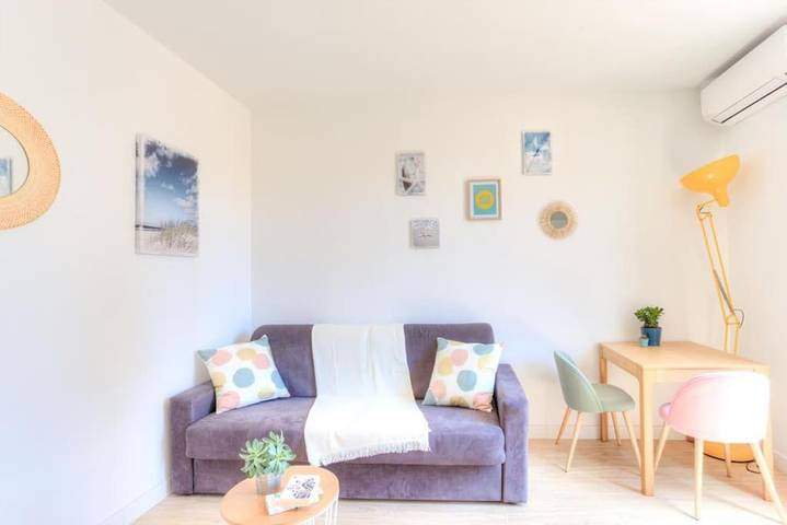 Gîte pour 2 personnes, avec vue et balcon dans Gare De Nice Riquier - 4