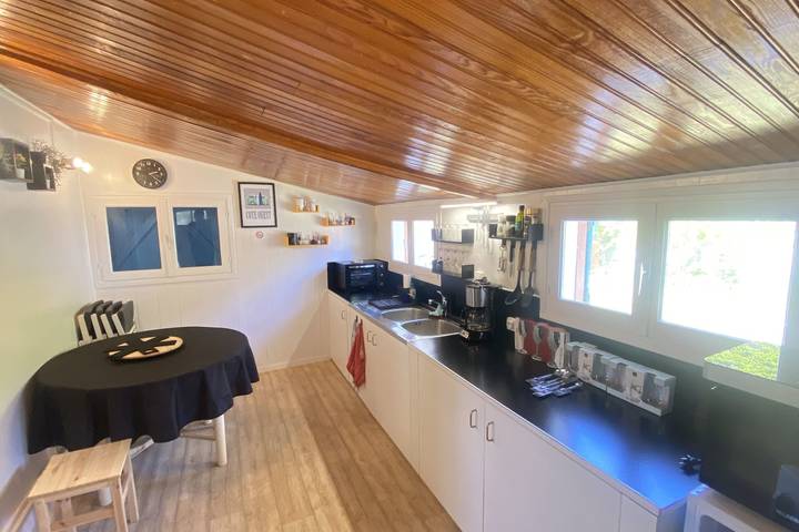 Chalet pour 5 personnes, avec Terrasse et Jardin