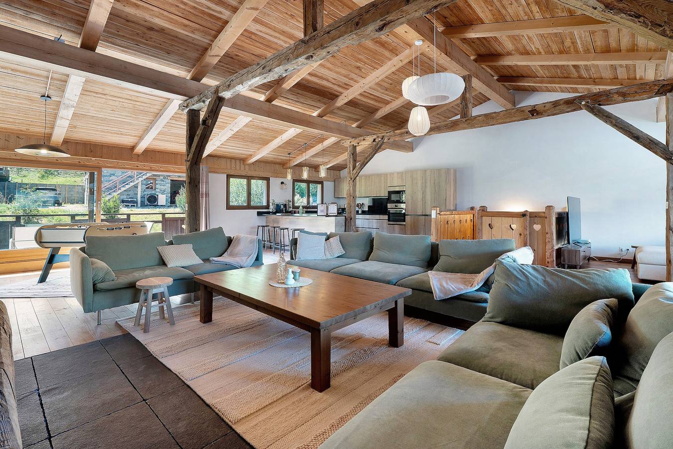  l'Hermine : Magnifique Chalet savoyard avec vue panoramique – Jusqu’à 15 personnes in Mâcot-la-Plagne, La Plagne-Tarentaise