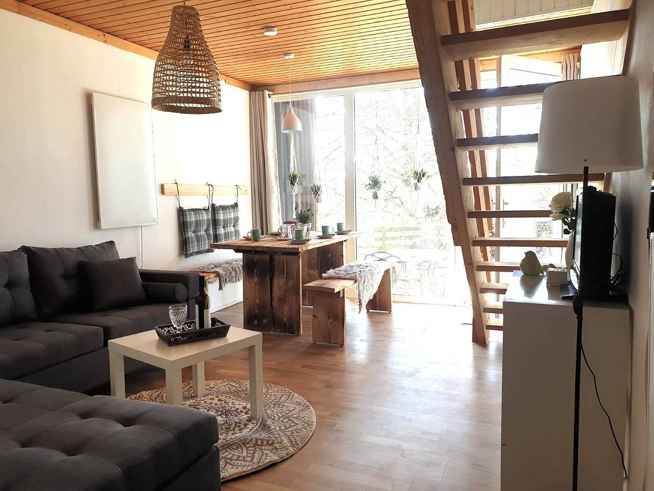 Ganze Wohnung, Wonderful Holiday Home Hestihof in Waldburg, Württembergisches Allgäu