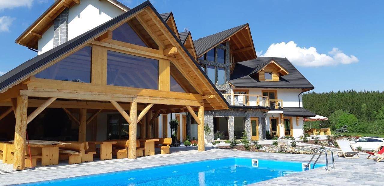 Willa Zaolzie in Istebna, Karpaty (Polska)