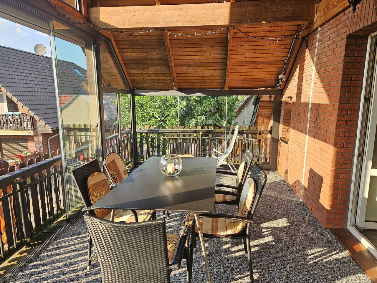 Ferienwohnung mit Balkon + Zweibettzimmer in Strasen, Wustrow (Mecklenburgische Seenplatte)