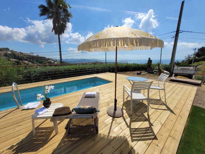 Villa pour 6 personnes, avec Balcon ainsi que Jardin et Bassin pour enfant
