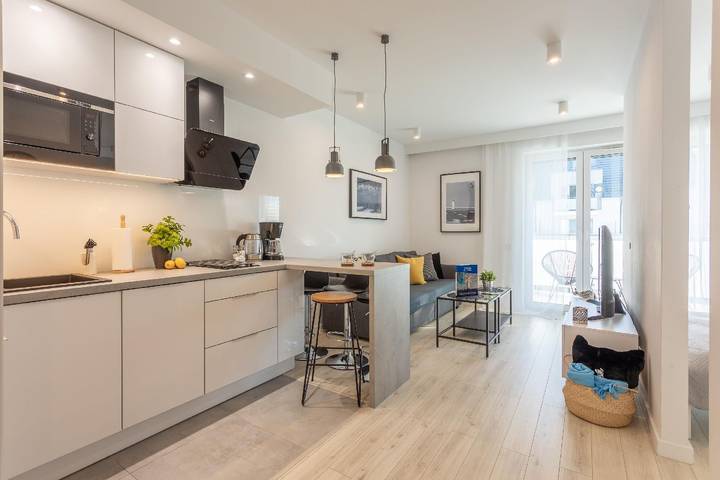 Apartament wakacyjny dla 4 osób, z balkon w Świnoujście
