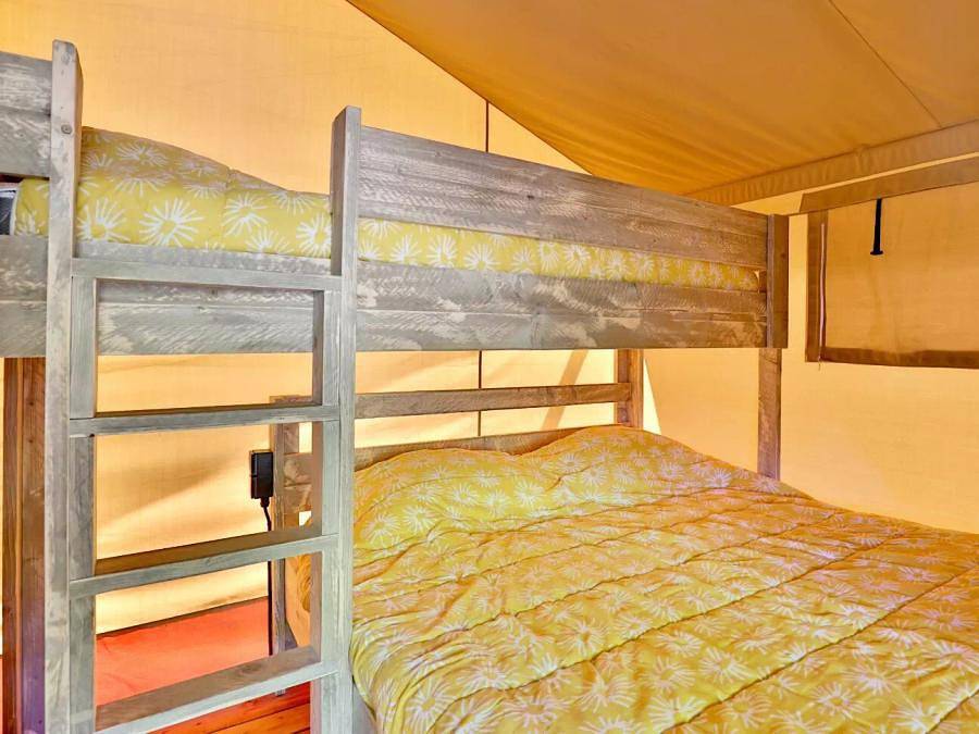 Camping L'Etang d'Ardy - Lodge 5 personnes - Lodge Safari 3 Pièces 5 Personnes + Tv in Saint-Paul-lès-Dax, Région de Dax