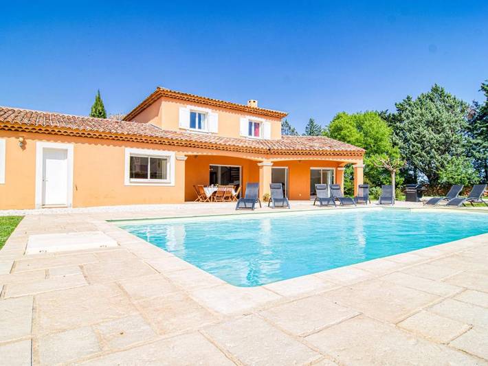 Maison de vacances pour 8 personnes, avec Terrasse ainsi que Jardin et Piscine