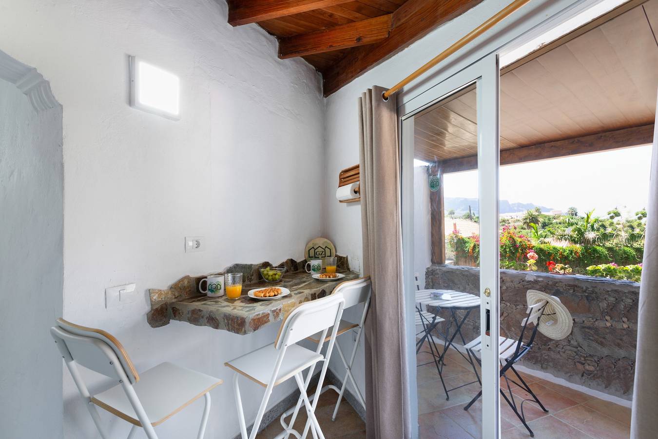 Casa de vacaciones 'Vv Casa Frasquita' con vistas a la montaña, terraza privada y Wi-Fi in Fataga, San Bartolomé de Tirajana