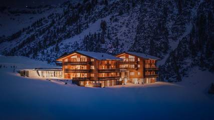 Hütte für 6 Personen, mit Terrasse und Ausblick sowie Sauna, mit Haustier im Lechtal