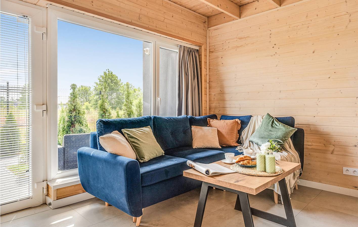 Ferienhaus für 6 Personen mit Terrasse in Sarbinowo, Powiat Koszaliński