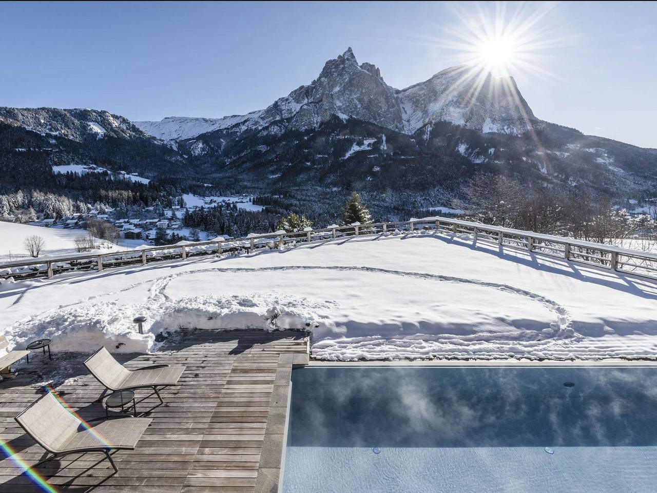 Ganze Ferienwohnung, Sonus Alpis – Adults Only - Appartement luscinia mit 2 Schlafzimmern in Seis am Schlern, Kastelruth