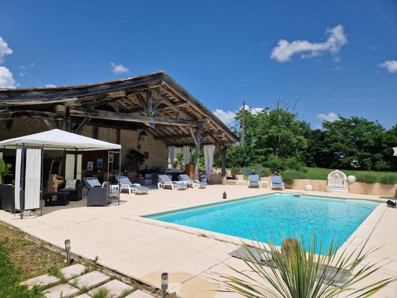 Villa 'Domaine Cassin 47 - Lavergne' met privézwembad, privéterras en Wi-Fi in Marmande en omgeving