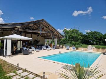 Villa pour 10 personnes, avec jacuzzi et jardin, adapté aux familles dans Sud Ouest de France