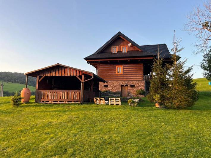 Chalet für 10 Personen, mit Ausblick und Garten, kinderfreundlich in der Slowakei